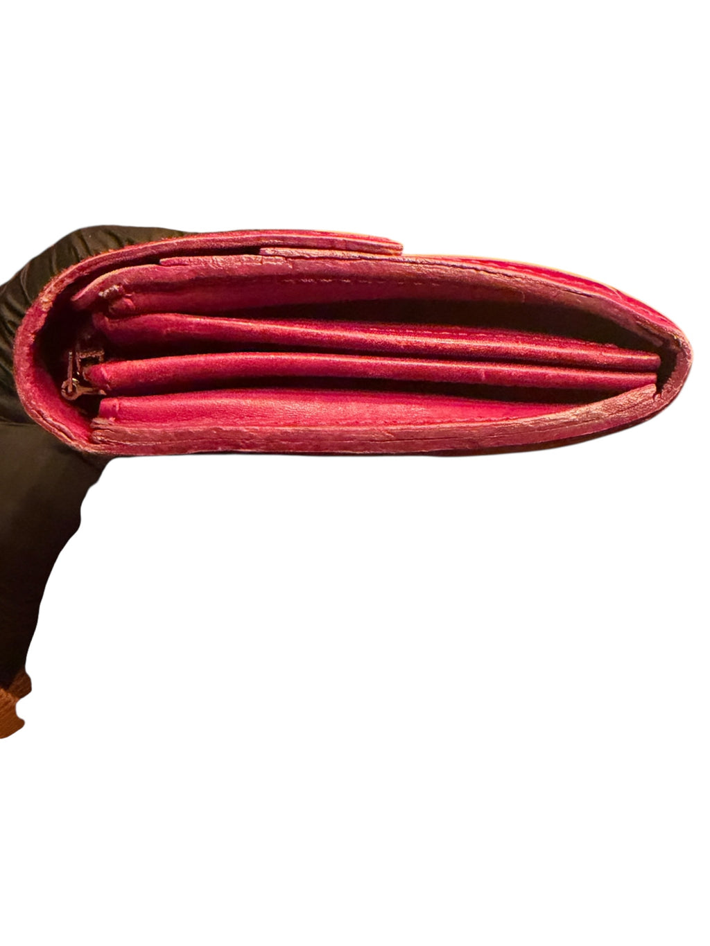 Louis Vuitton Vernis Monogram Portefeuille Sarah Wallet