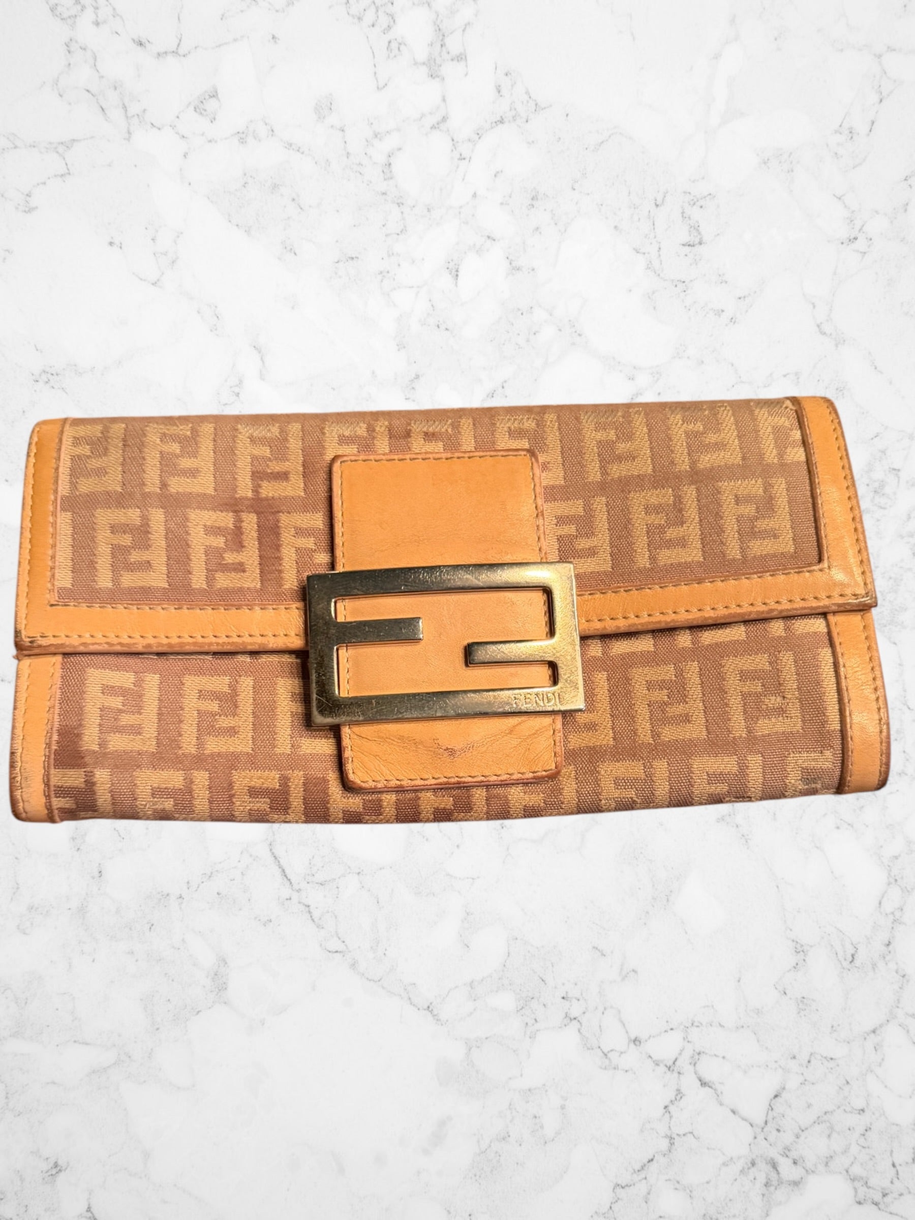 Fendi Zucchino Long Wallet
