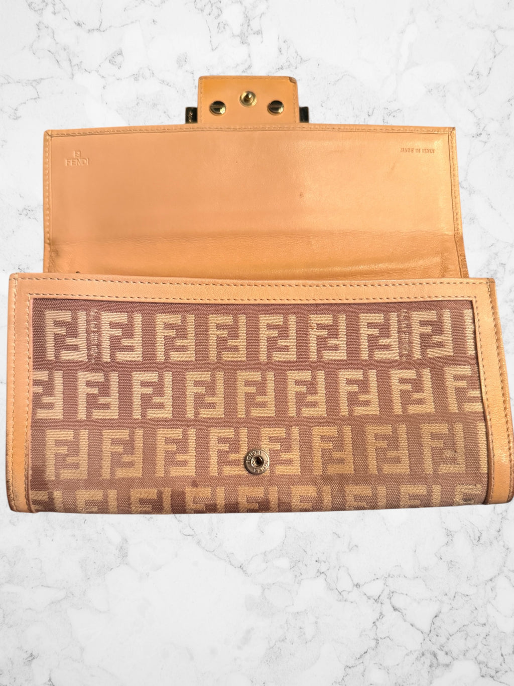 Fendi Zucchino Long Wallet