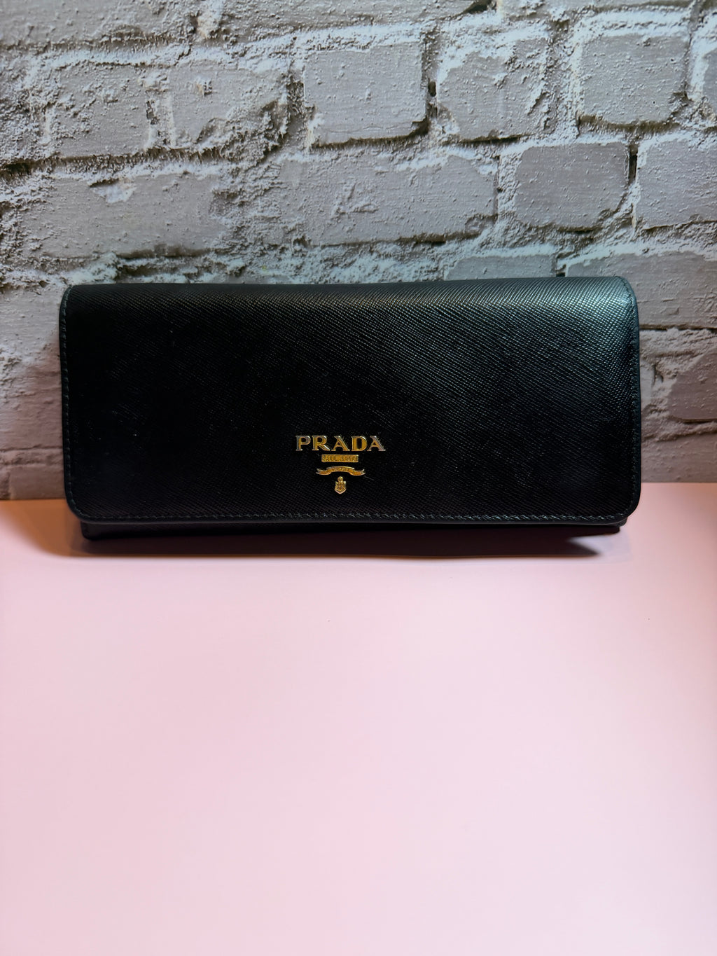 Prada Large Saffiano Leather Wallet