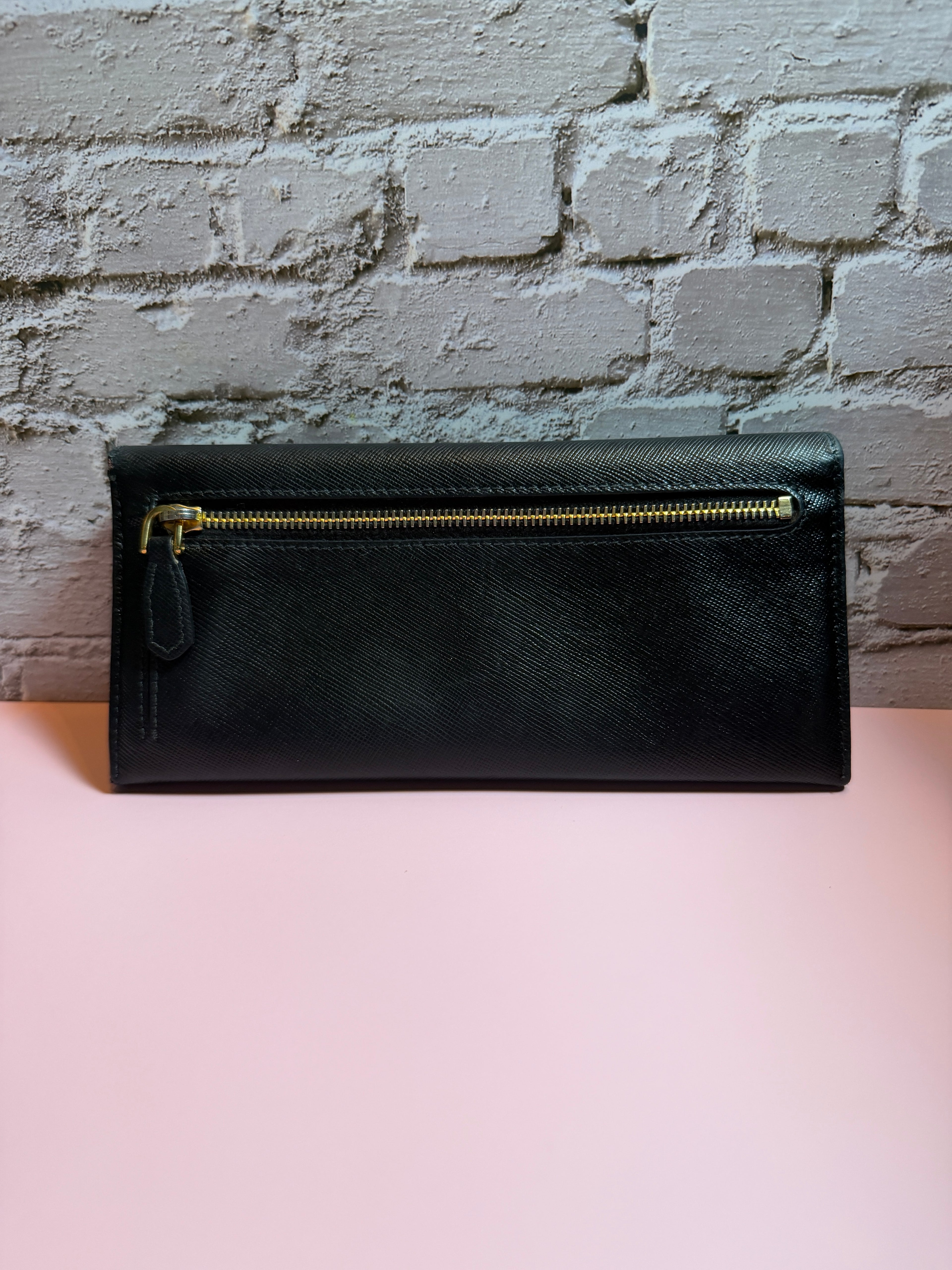 Prada Large Saffiano Leather Wallet