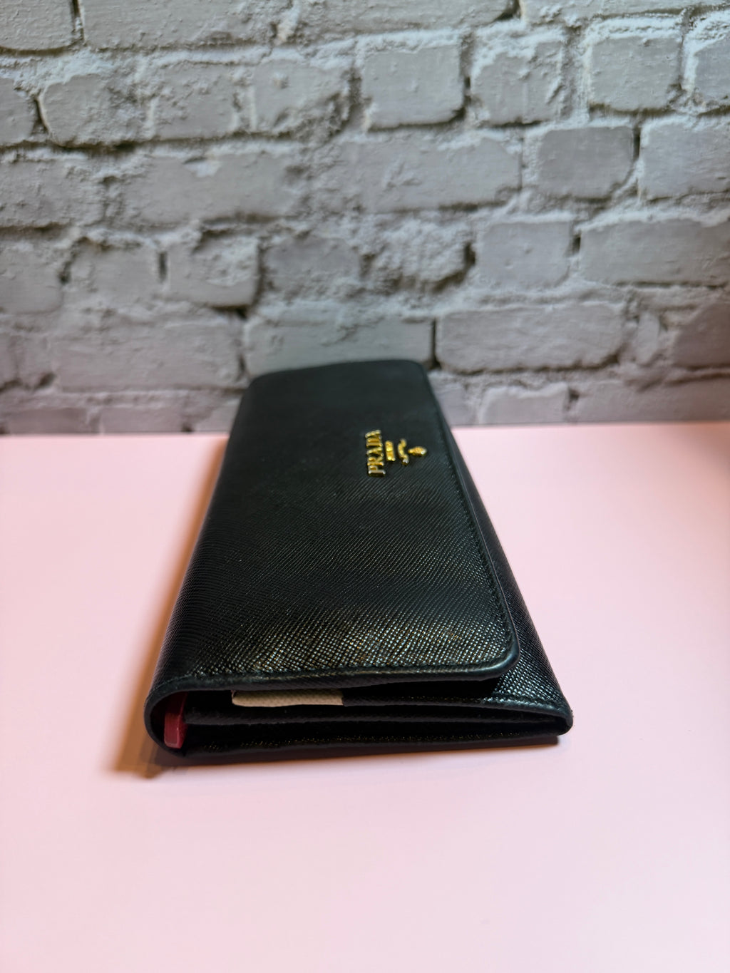 Prada Large Saffiano Leather Wallet