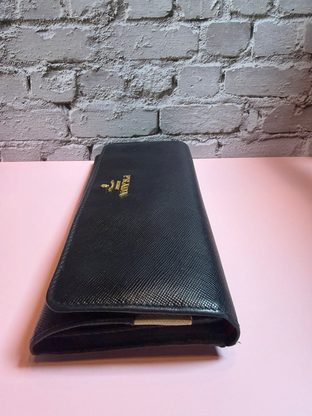 Prada Large Saffiano Leather Wallet