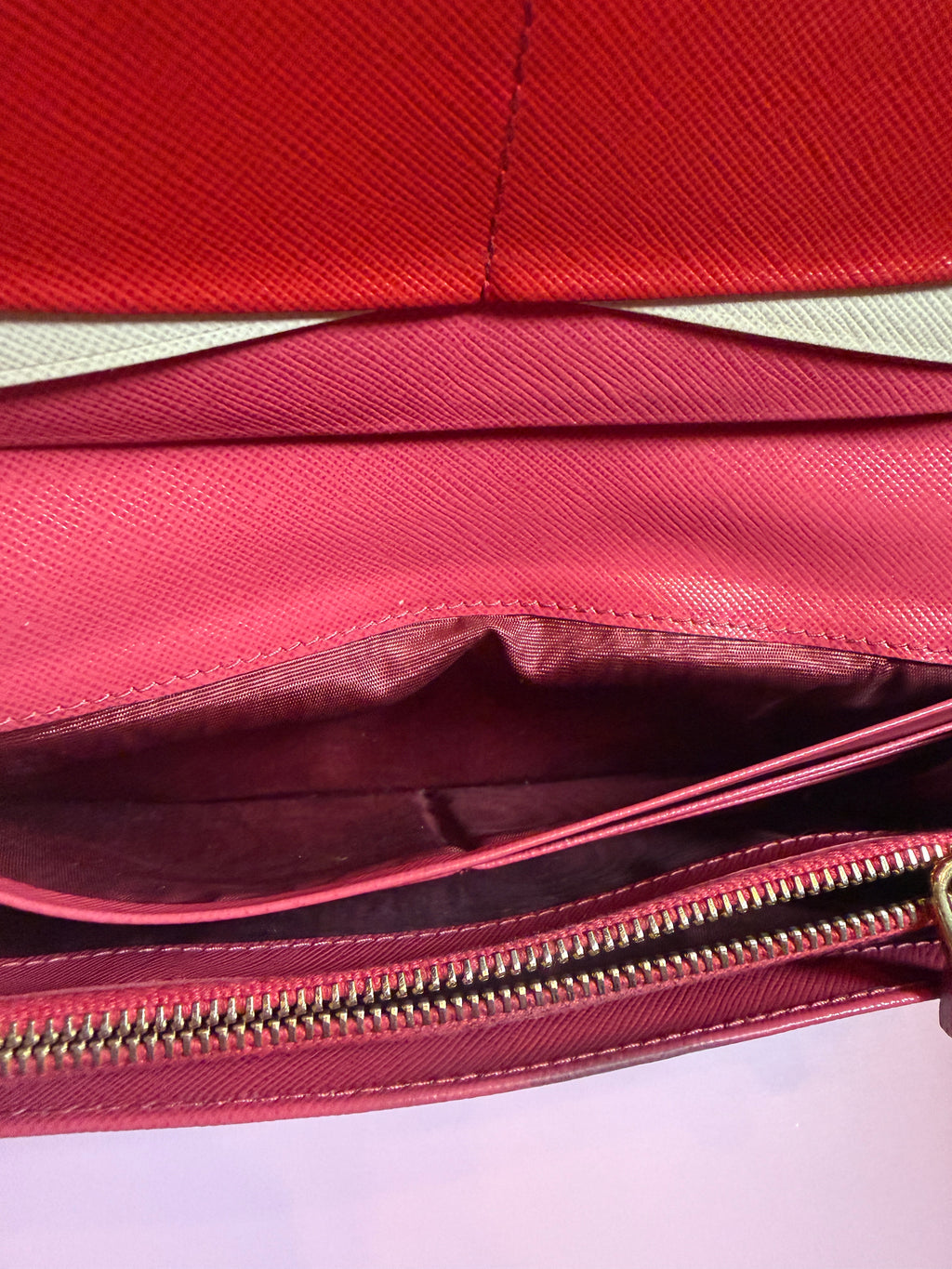 Prada Large Saffiano Leather Wallet