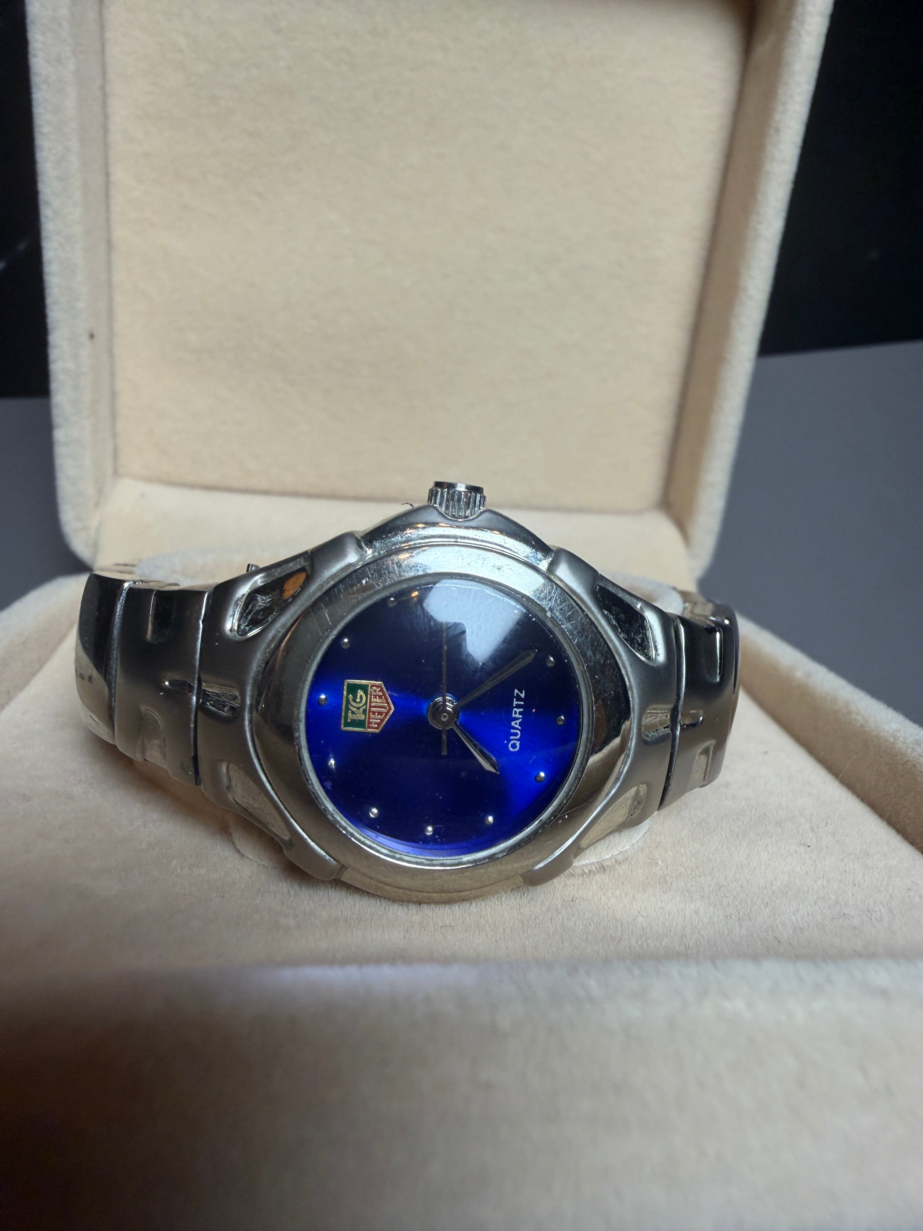 Tag Heuer Blue Quartz Alter Ego Stainless Steel Watch