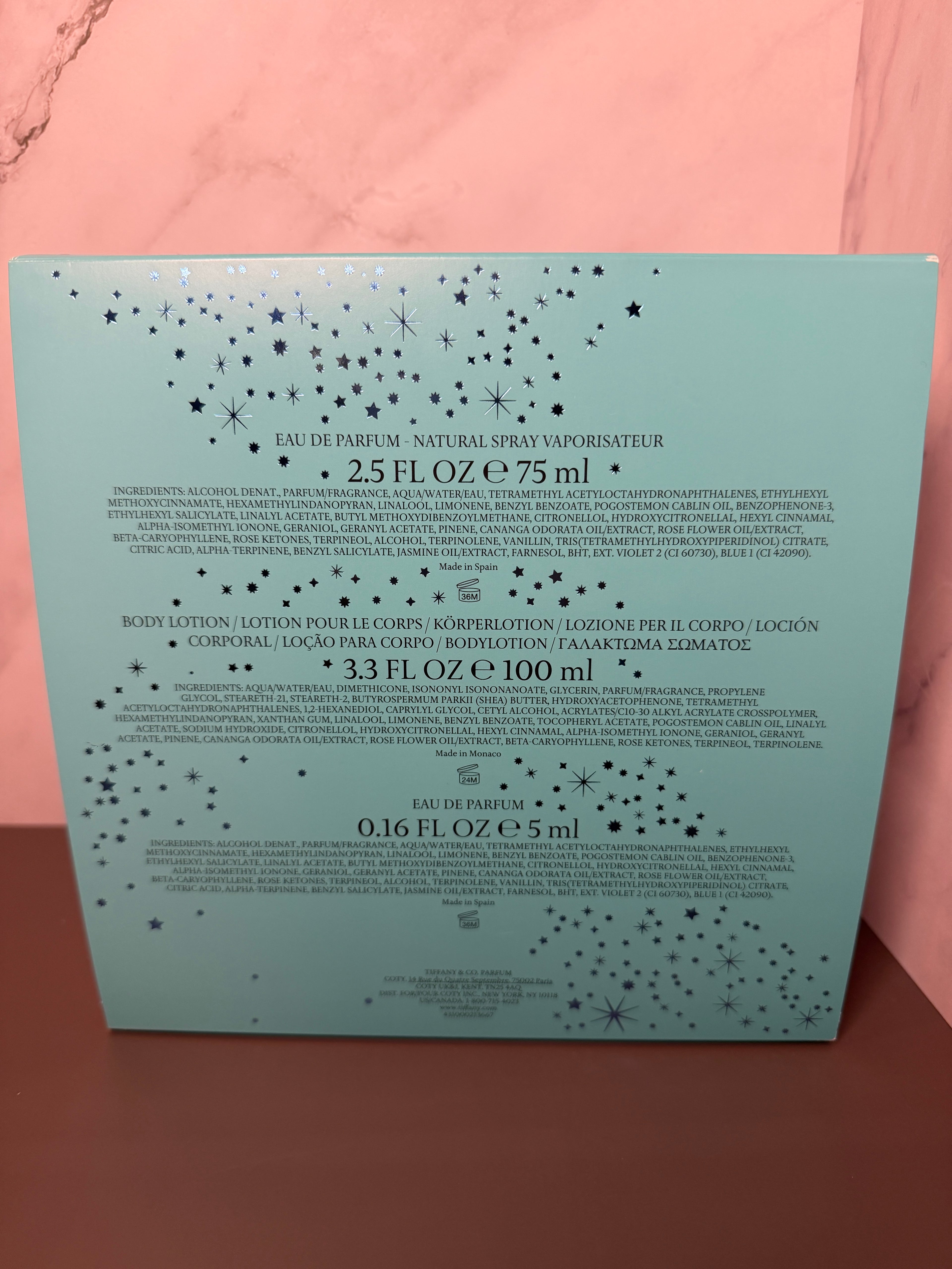Tiffany & Co. Fragrance 3 Piece Set