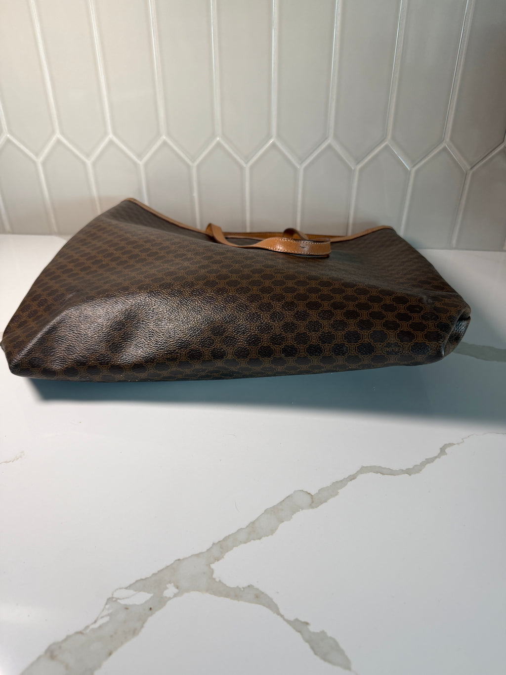 Vintage Celine Macadam Tote Bag