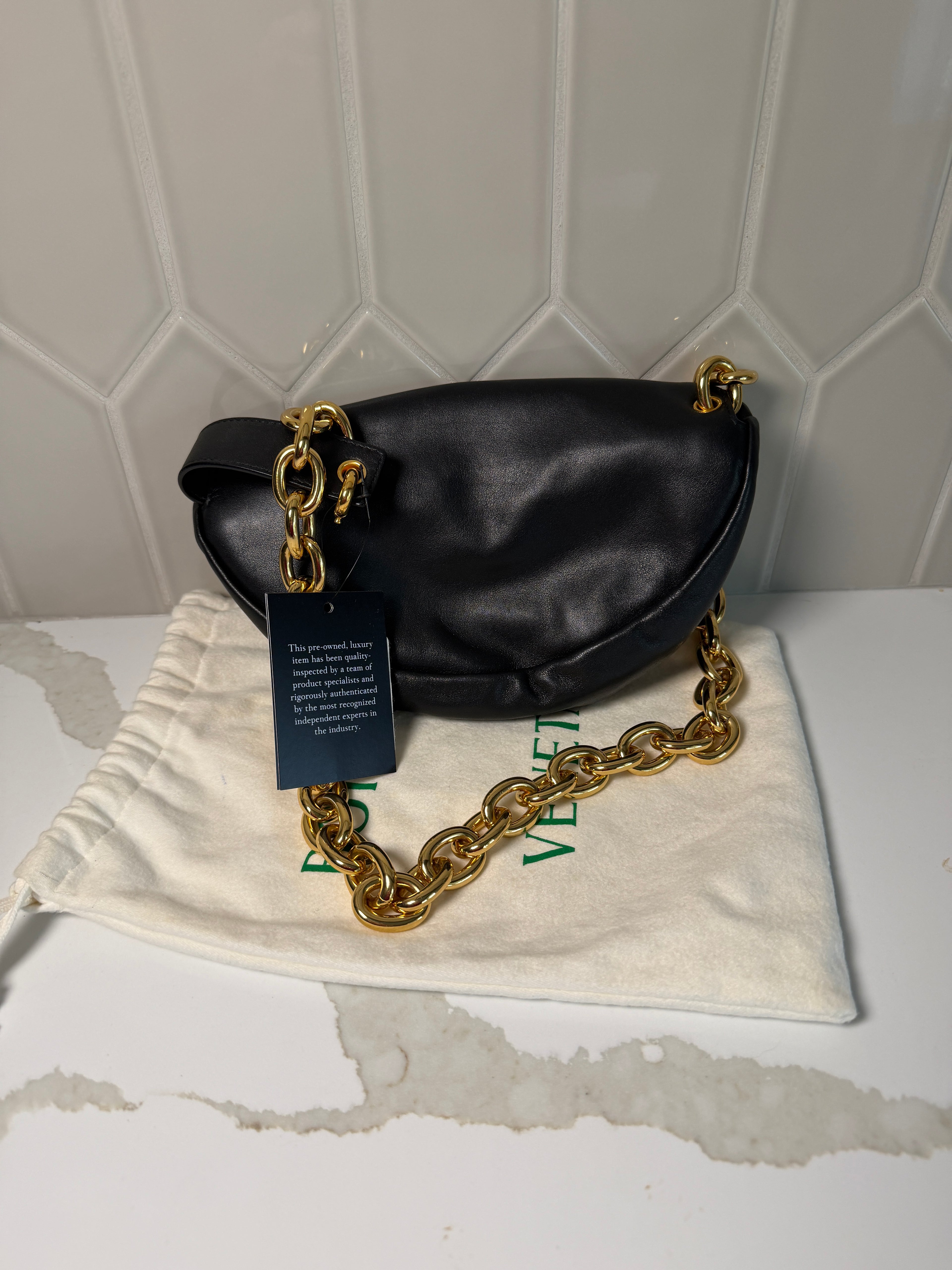 Bottega Veneta Sheepskin Leather Belt Bag