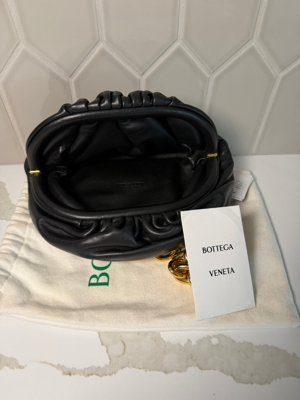 Bottega Veneta Sheepskin Leather Belt Bag