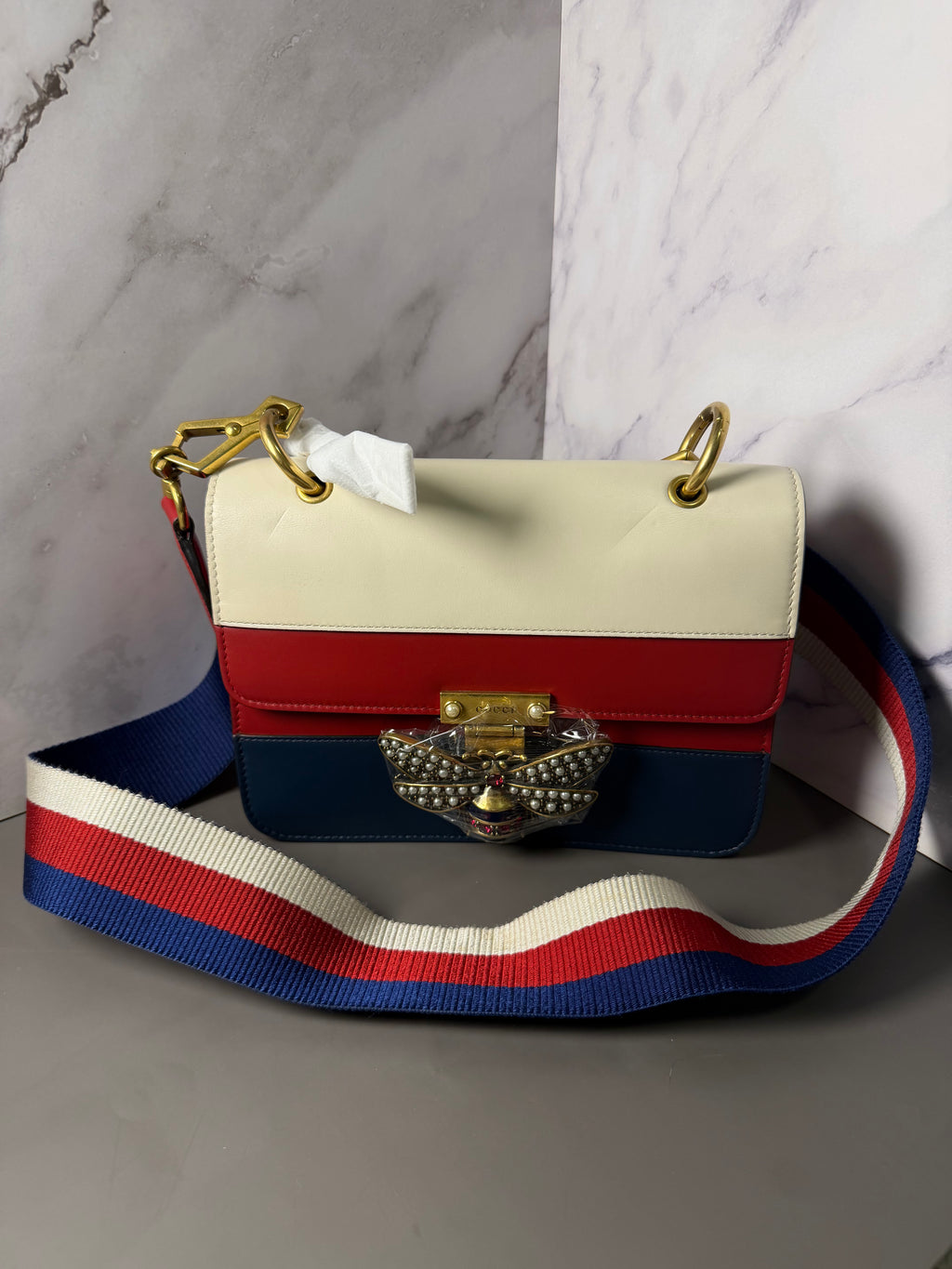 Gucci Queen Margaret Leather Crossbody Bag