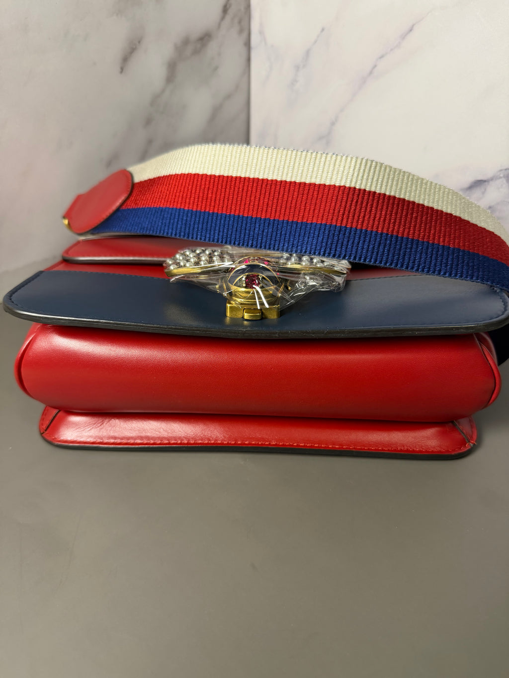 Gucci Queen Margaret Leather Crossbody Bag