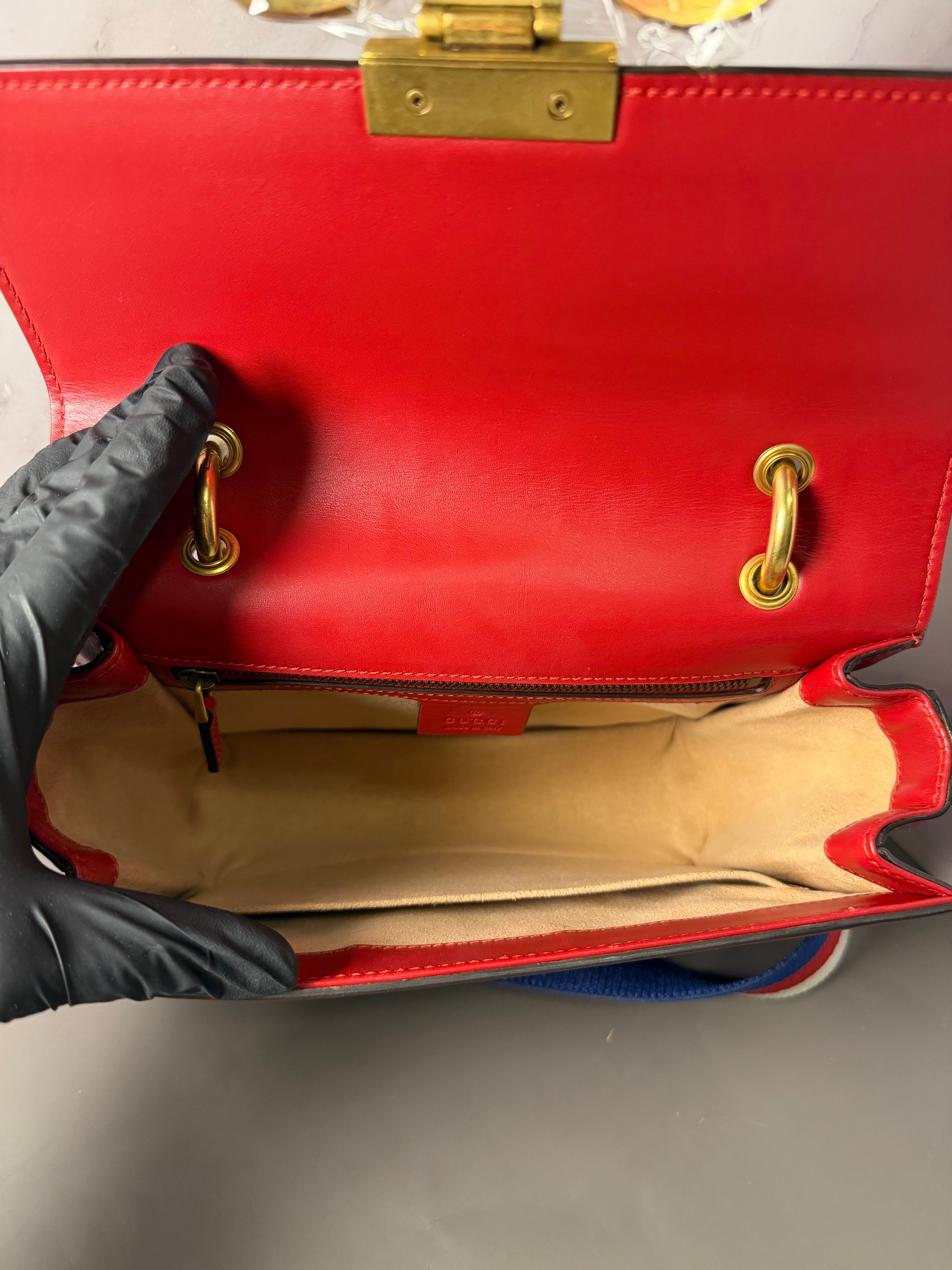 Gucci Queen Margaret Leather Crossbody Bag