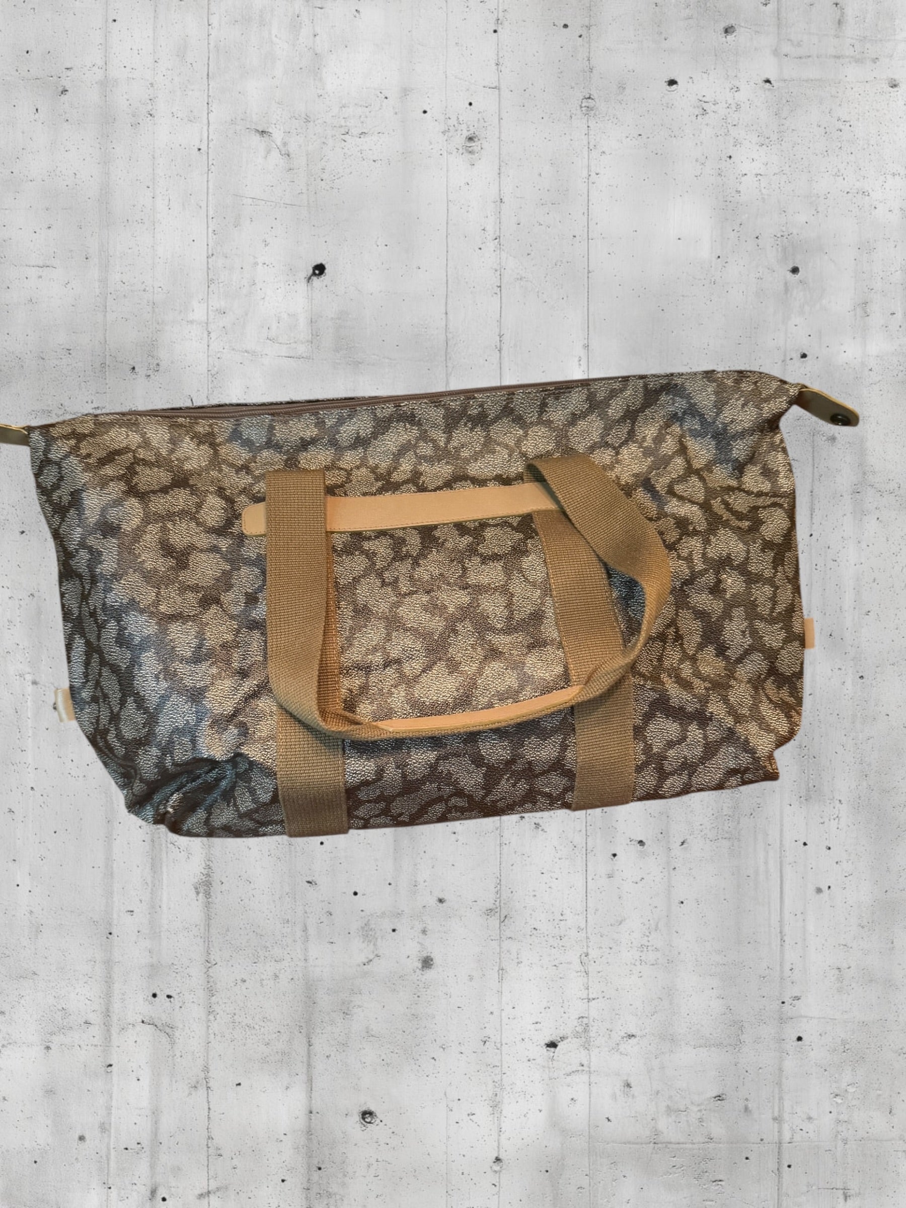 COA Included | Authentic Vintage YSL Weekender 3-Piece Set | Giraffe Print