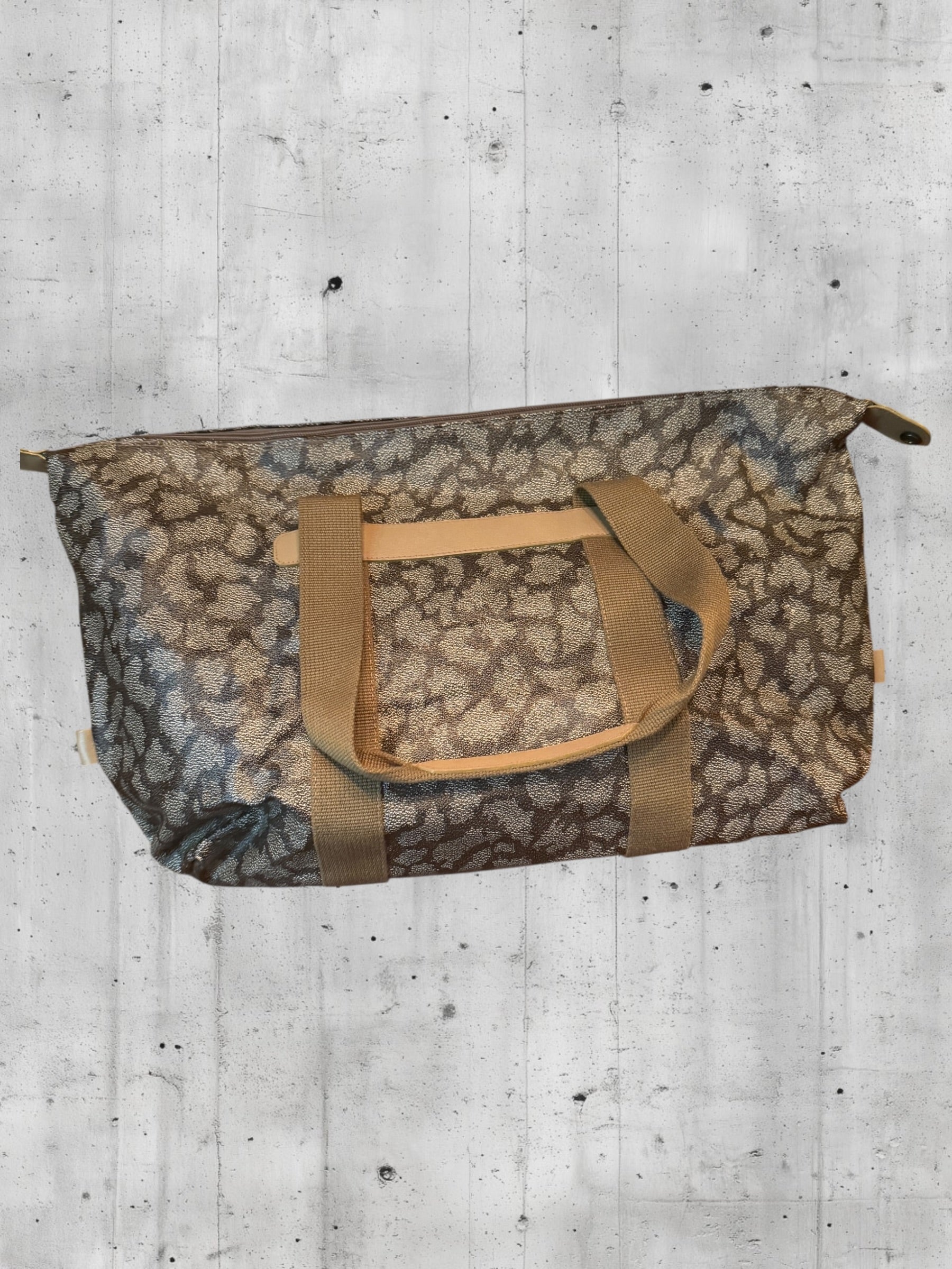 COA Included | Authentic Vintage YSL Weekender 3-Piece Set | Giraffe Print