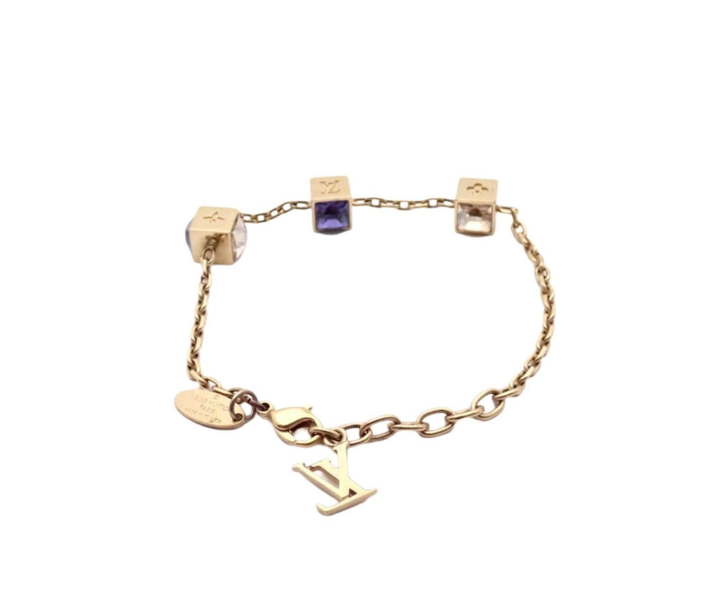 COA Included | Pre-Owned Louis Vuitton Gamble Bracelet
