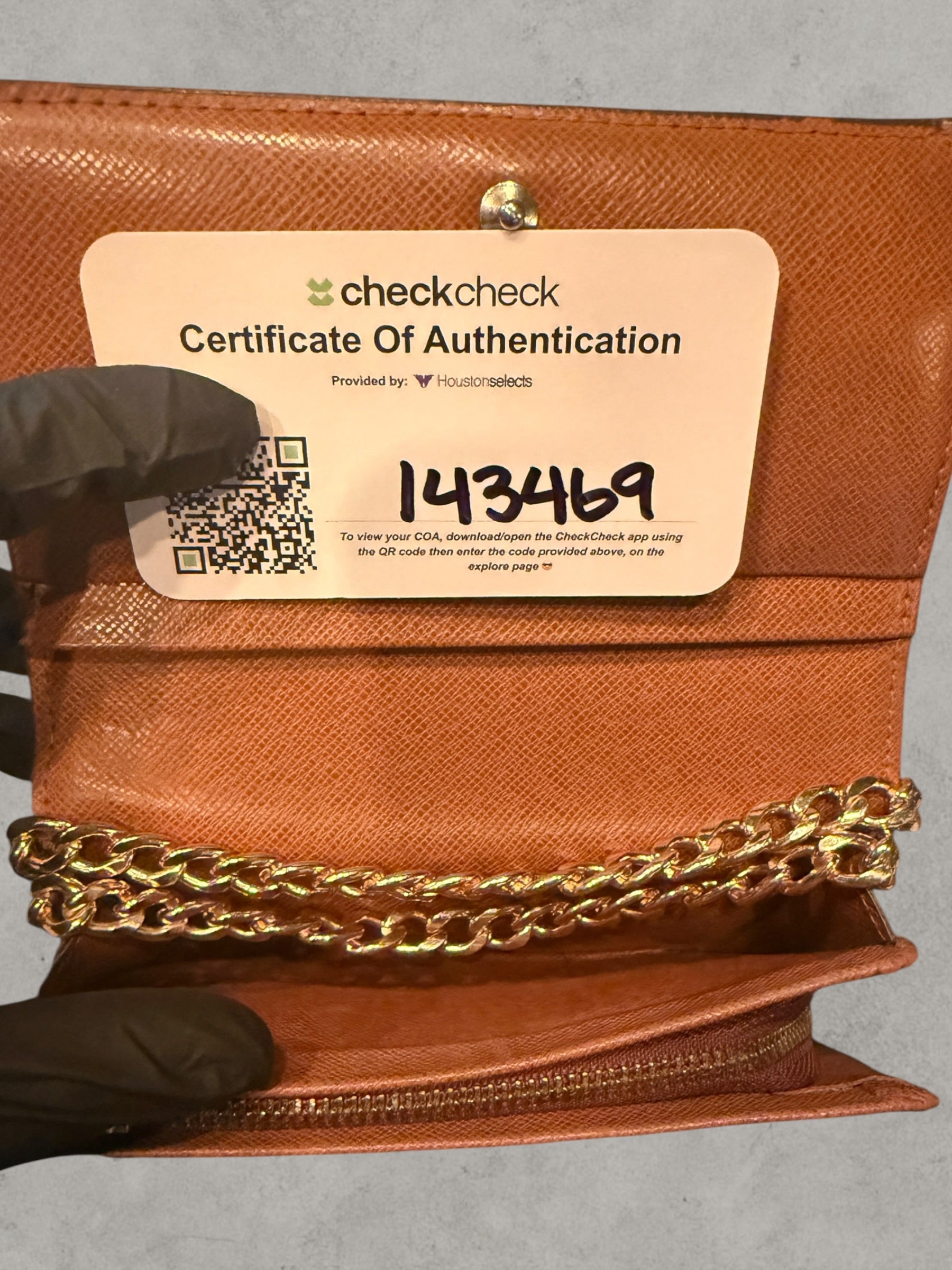 Authentic | COA Included | Louis Vuitton Monogram Porte Monnaie Billets Tresor Wallet