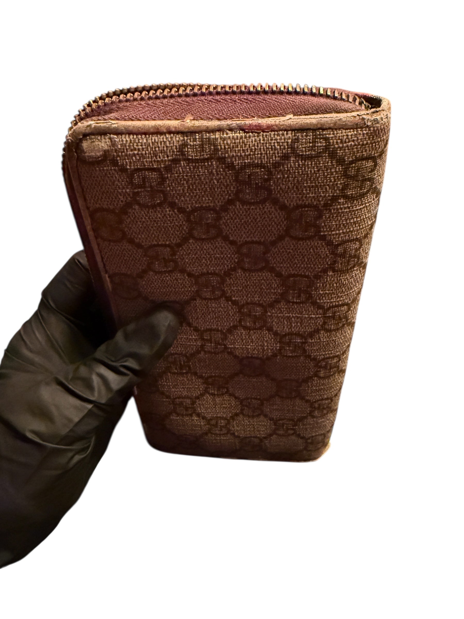 Rare* GUCCI GG Supreme Courier Long Wallet Tiger and UFO Round