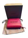 *Rare* Balenciaga Metallic Pink Zip Around Wallet