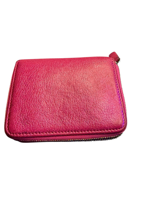 *Rare* Balenciaga Metallic Pink Zip Around Wallet