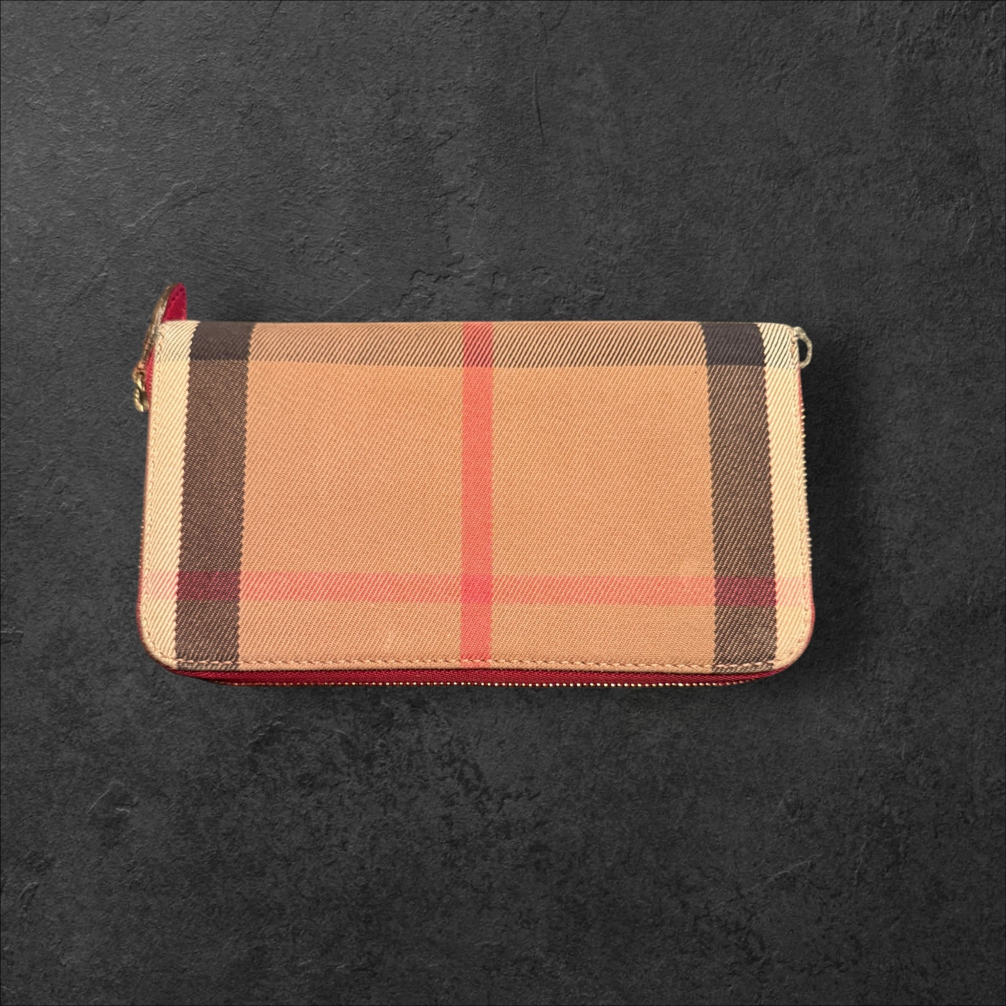 Burberry Elmore Zip Around Wallet