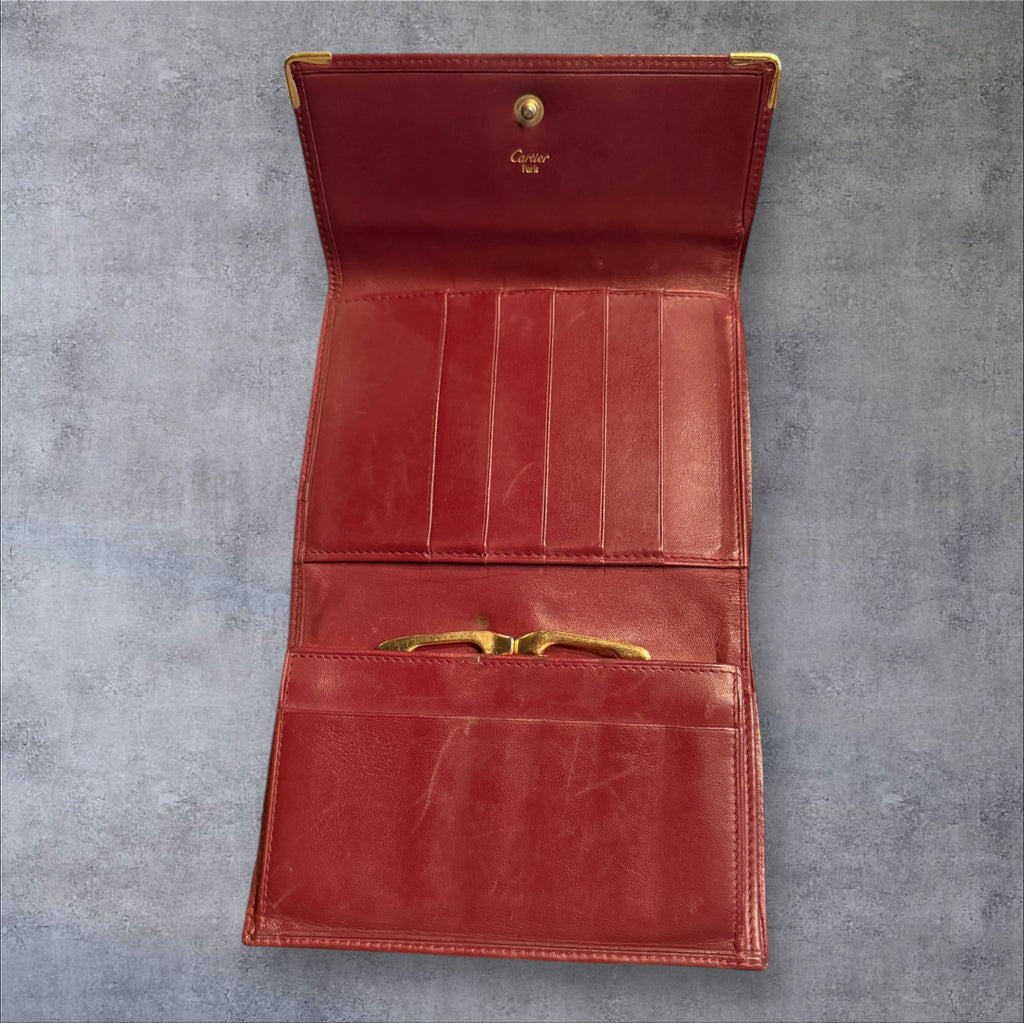 Cartier Must de Cartier Tri-Fold Wallet *Vintage*