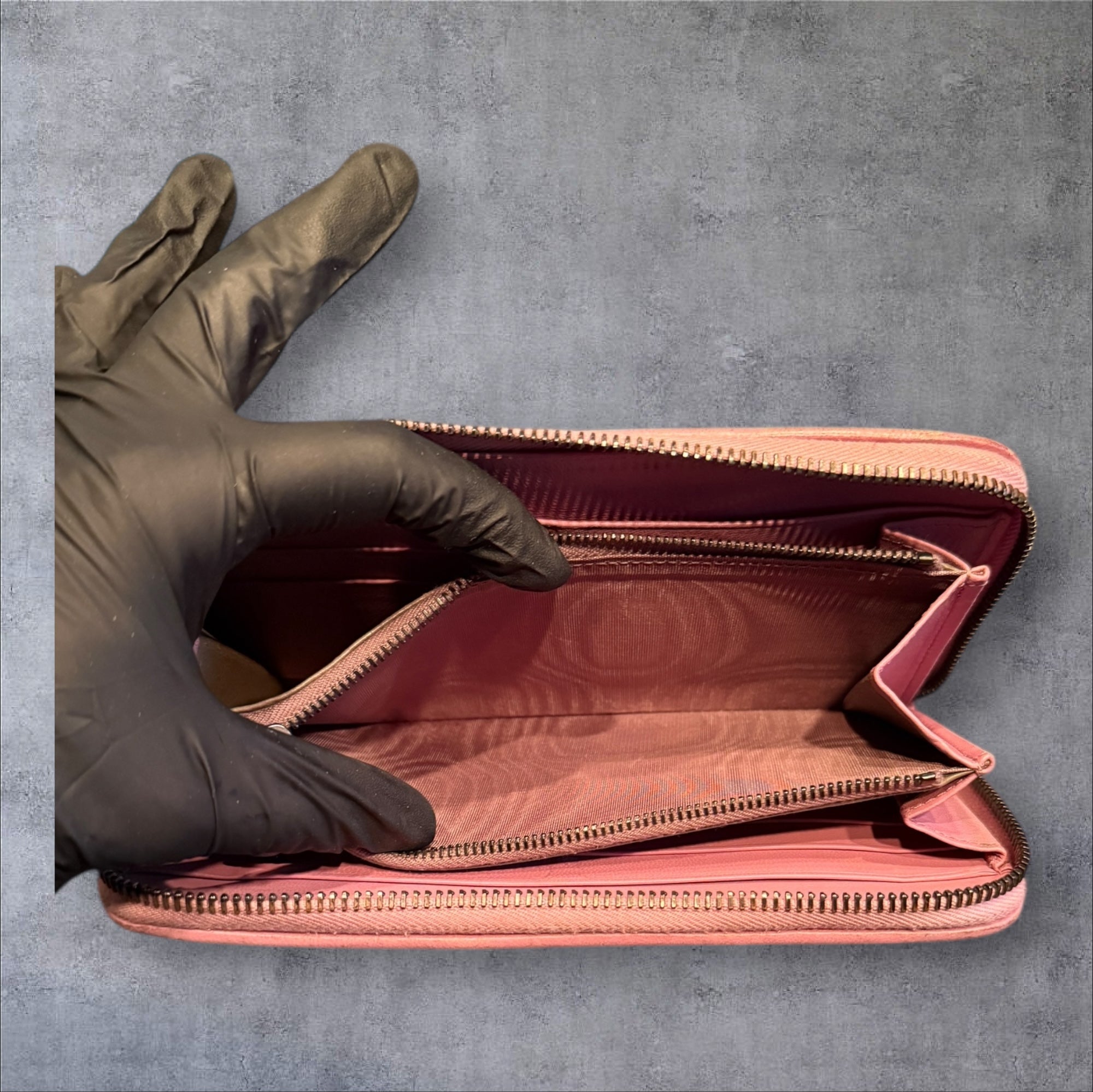 Bottega Veneta Intrecciato Long Zip-Around Wallet - Woven Leather with Stingray Panel