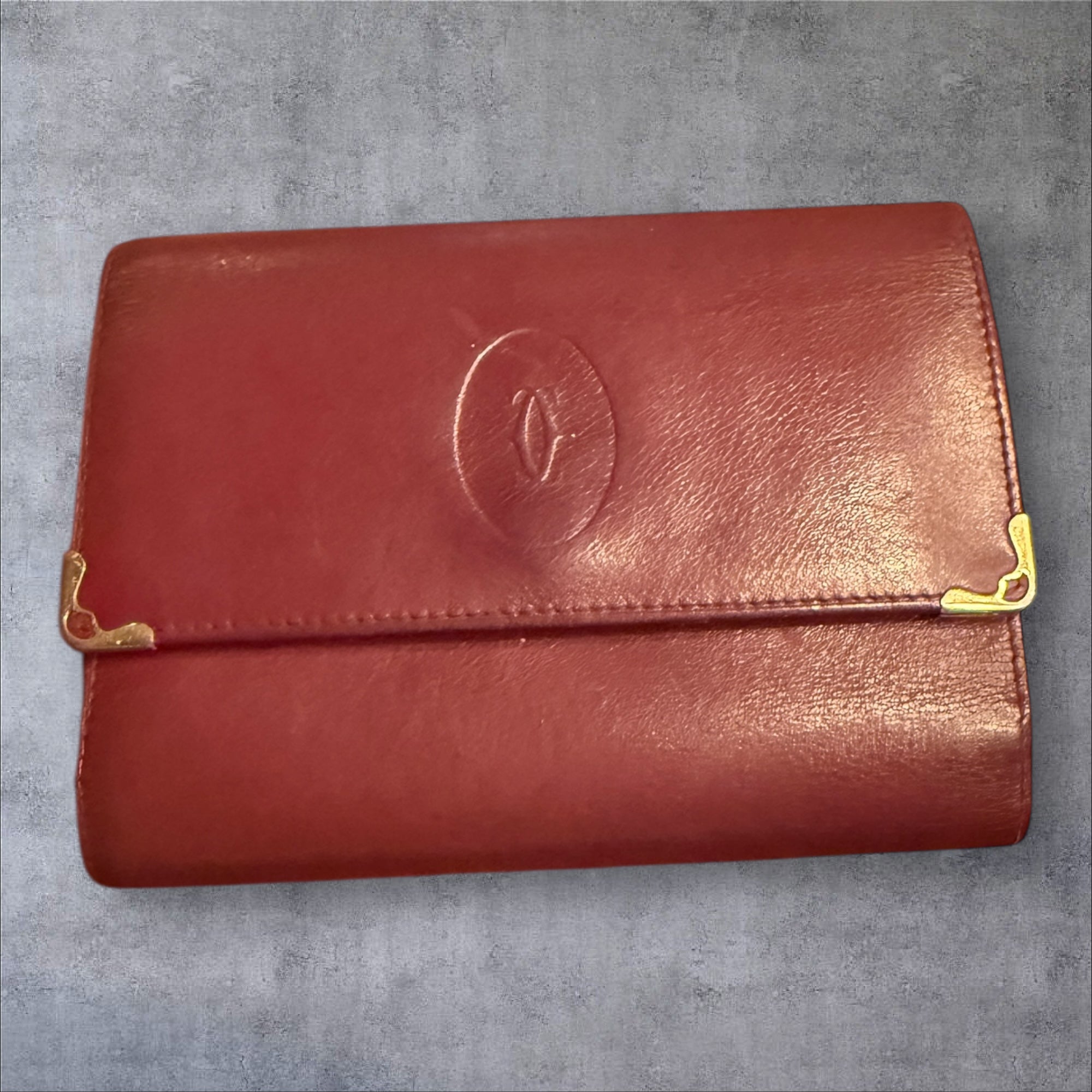 Cartier Must de Cartier Tri-Fold Wallet *Vintage*