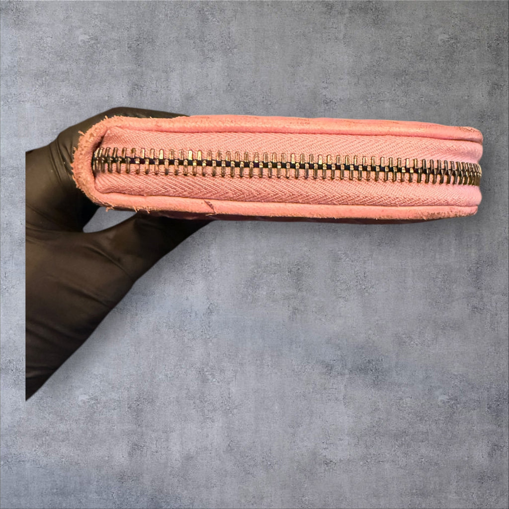 Bottega Veneta Intrecciato Long Zip-Around Wallet - Woven Leather with Stingray Panel