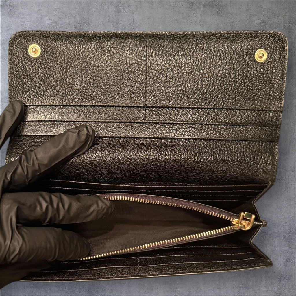 Miu Miu Madras bi-fold long wallet