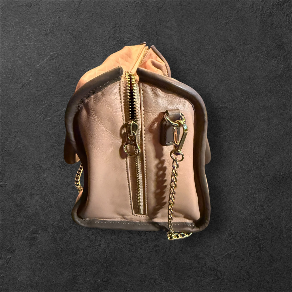 SeeByChloe Port Main Rosewood Two Way Satchel | Top Handle or Cross Body