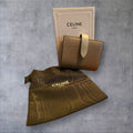 Celine Leather Two Tone Compact Wallet - Hedi Slimane Collection