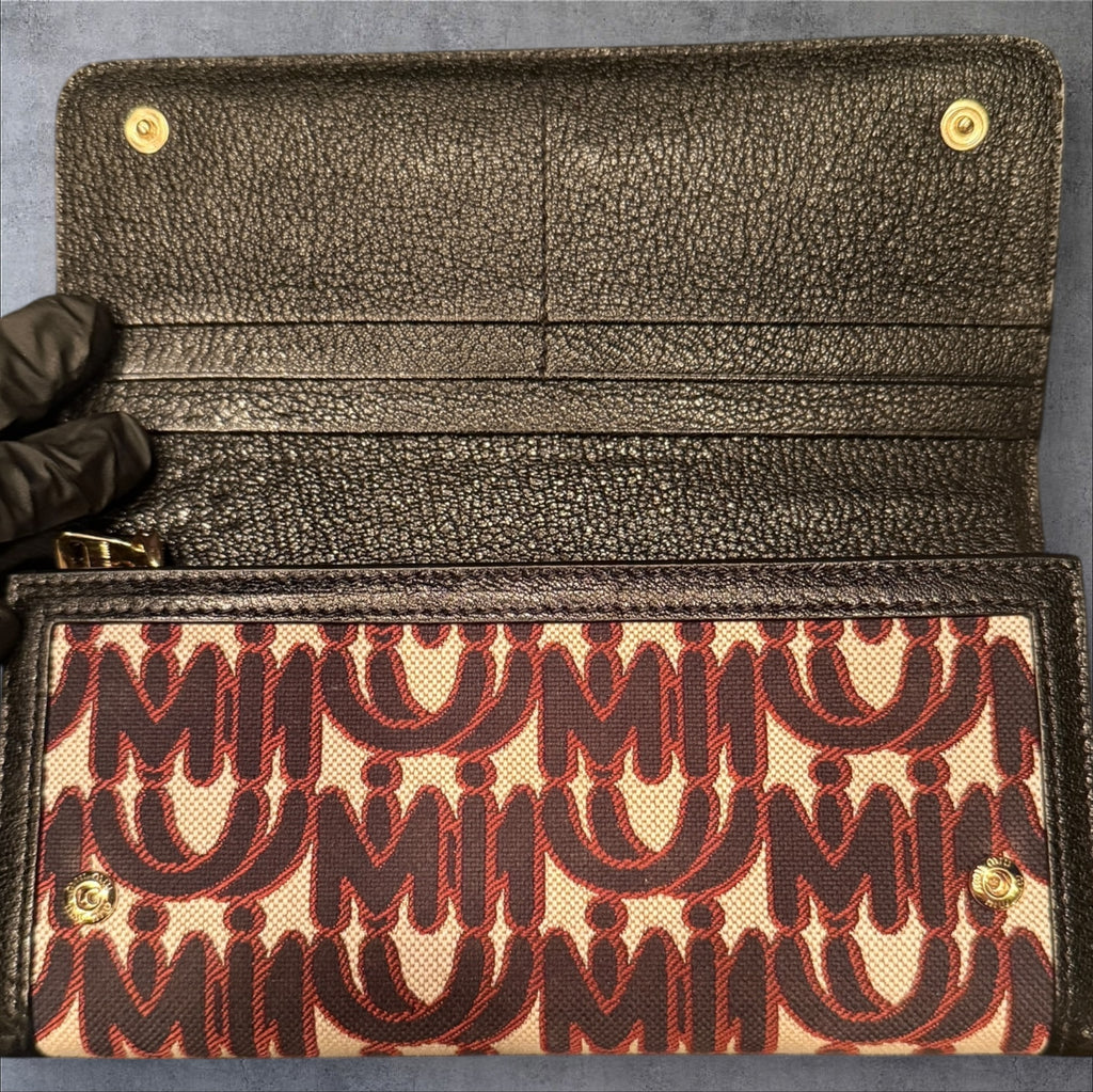 Miu Miu Madras bi-fold long wallet