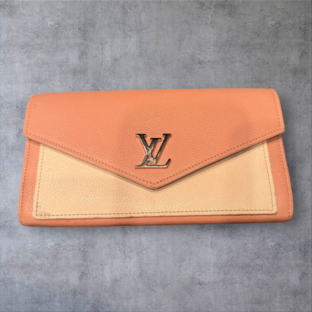 Louis Vuitton Portefeuille My Lock Me Pink Ballerine Calf Leather Pink Wallet