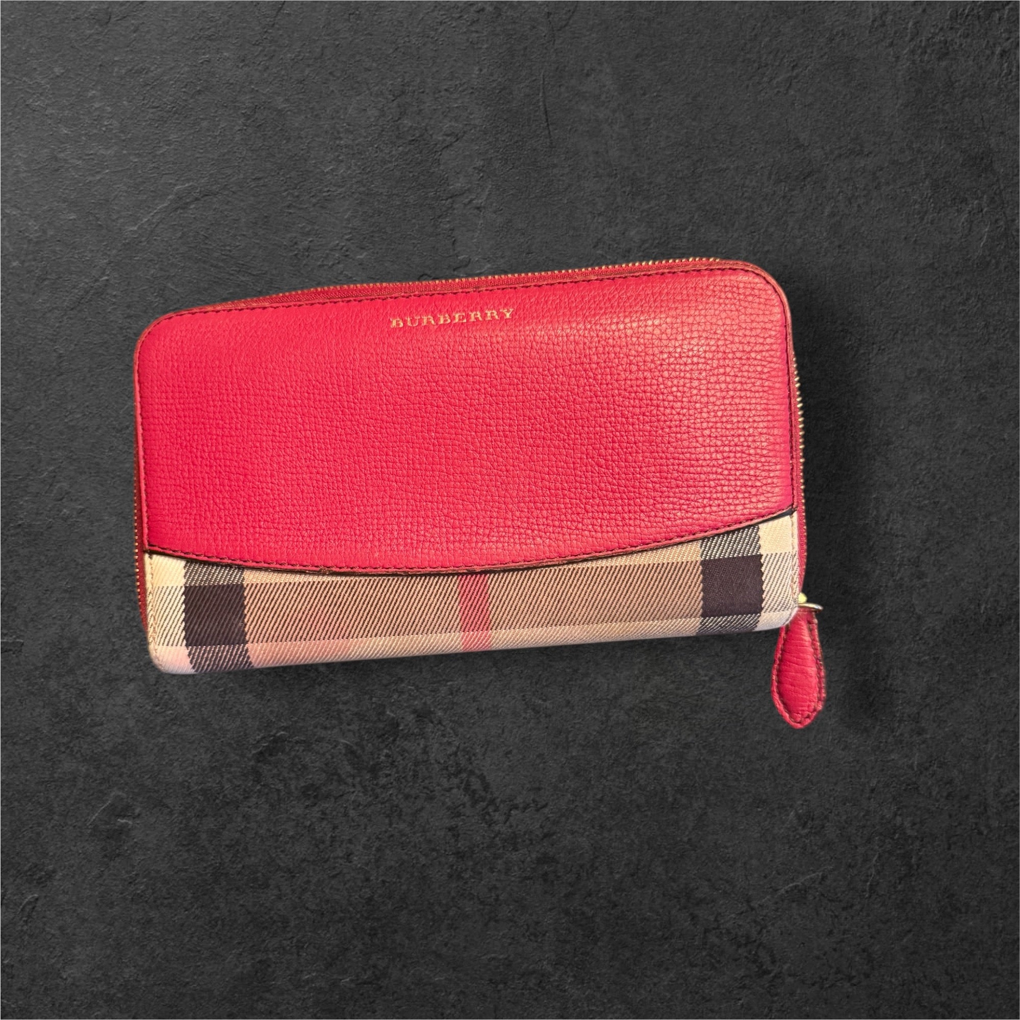 Burberry Elmore Zip Around Wallet